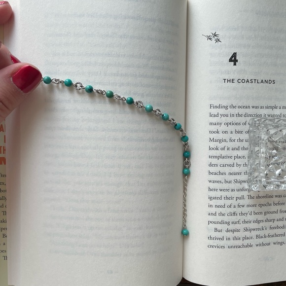 Sterling bracelet with turquoise beads. - Picture 5 of 5